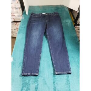 Klique B Jeans Size 17 Womens Blue Stretch Pants Ladies High Rise Skinny NWT